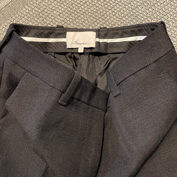 Phillip Lim woven straight leg trousers silk lined size 2 - Picture 5 of 6